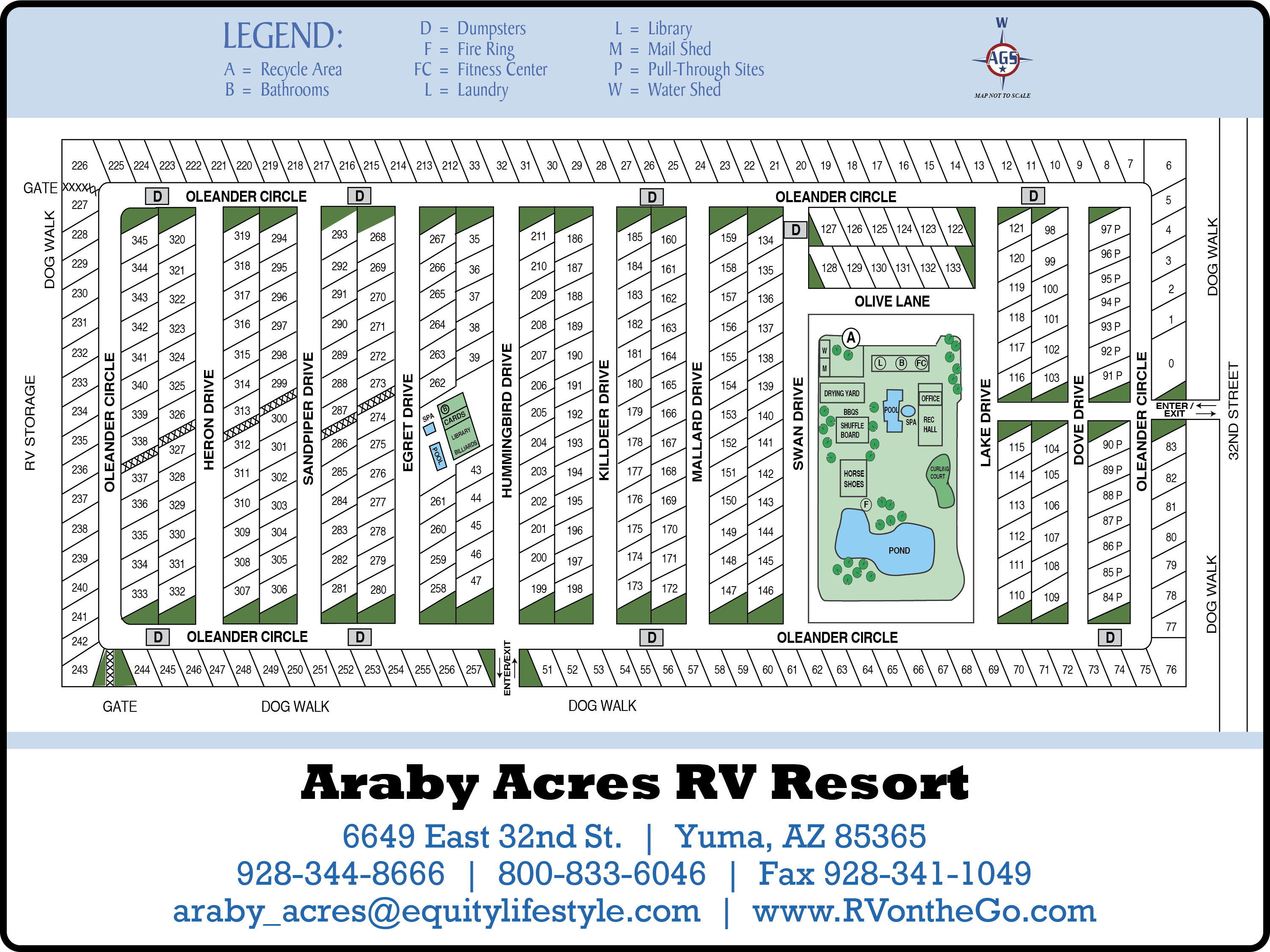 Araby Acres RV Resort (55+ Park) Yuma, AZ Campground Reviews